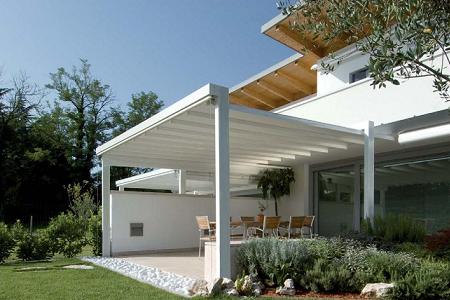decorar la terraza, las pérgolas